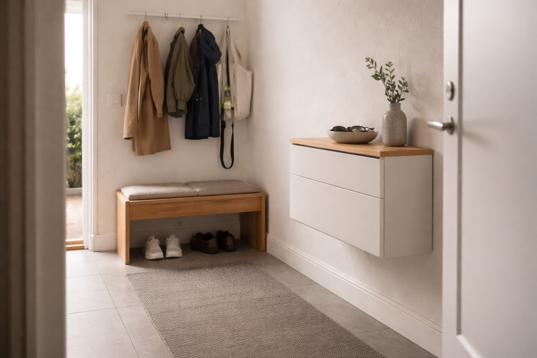 Den lille entré, der faktisk fungerer: 9 løsninger med mål, flow og opbevaring