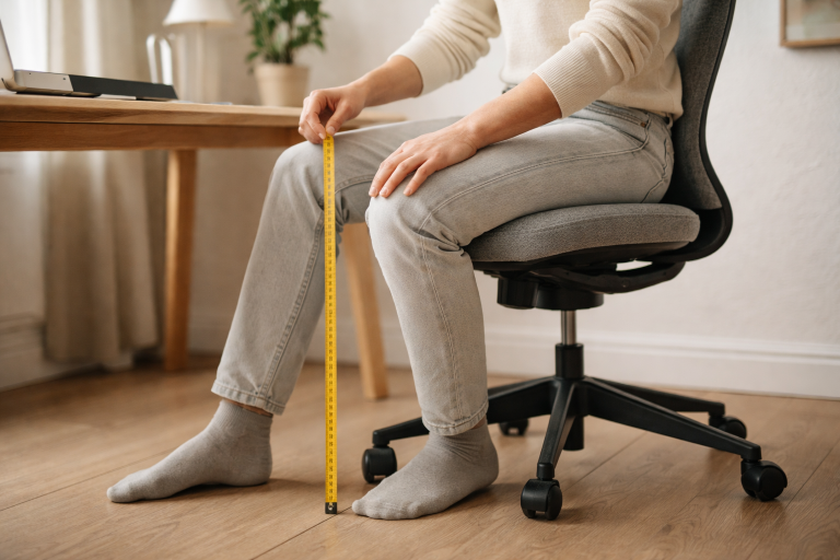 Kontorstolen til hjemmekontoret: sådan rammer du de rigtige cm første gang