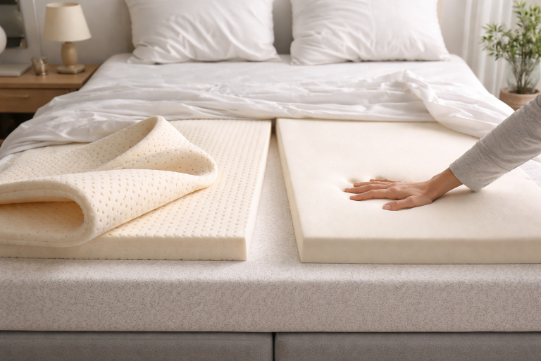 Latex vs. memory foam: sådan vælger du topmadras, der faktisk passer til din krop