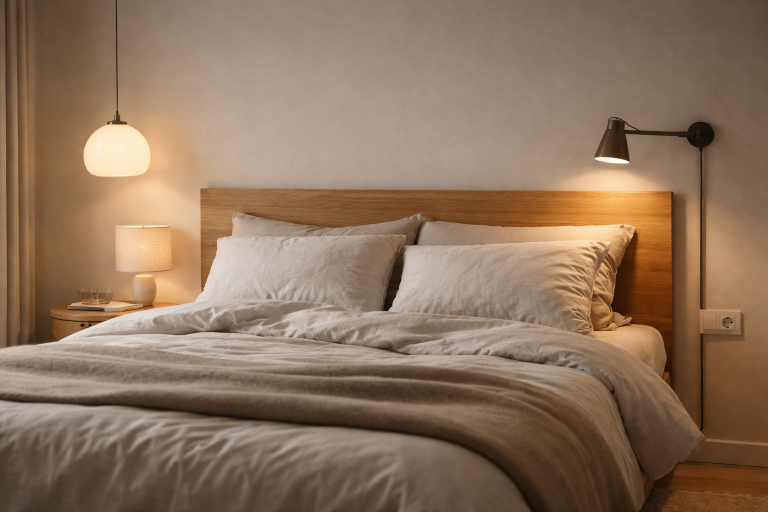 Så højt skal din sengelampe sidde: min enkle model i cm