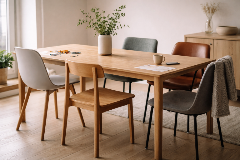 Spisebordsstole der kan tåle livet: pæne, behagelige og praktiske på én gang