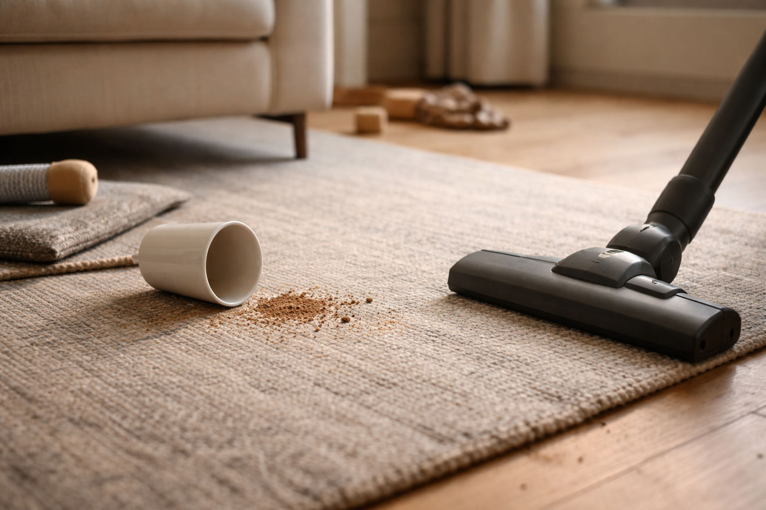 Tæppet i stuen skal kunne leve med dig: sådan vælger du rigtigt (uden at fortryde)