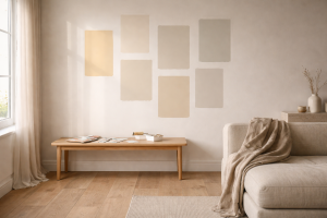 Ram stuens vægfarve i første forsøg: lær dit lys og dine undertoner at kende