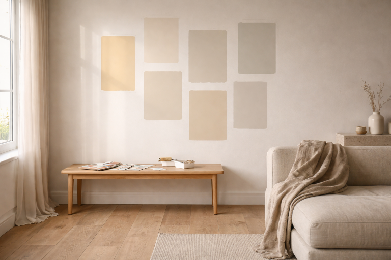 Ram stuens vægfarve i første forsøg: lær dit lys og dine undertoner at kende