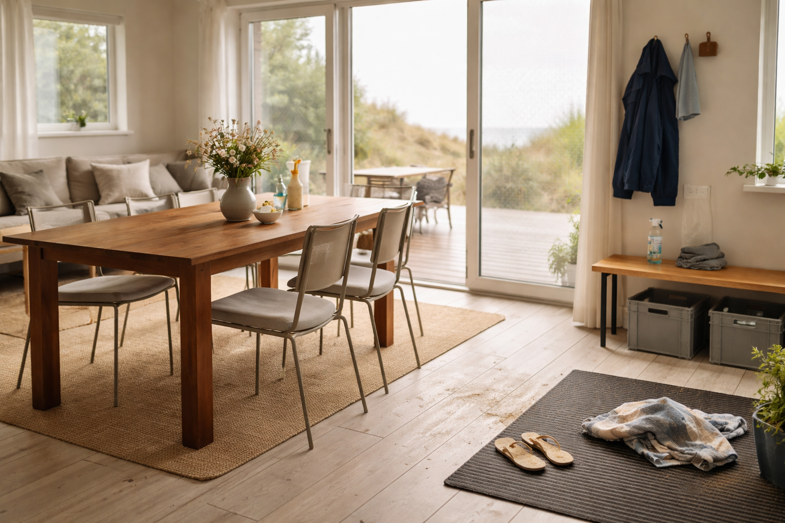Sommerhus indretning: møbler og materialer der tåler sand, fugt og weekendbrug